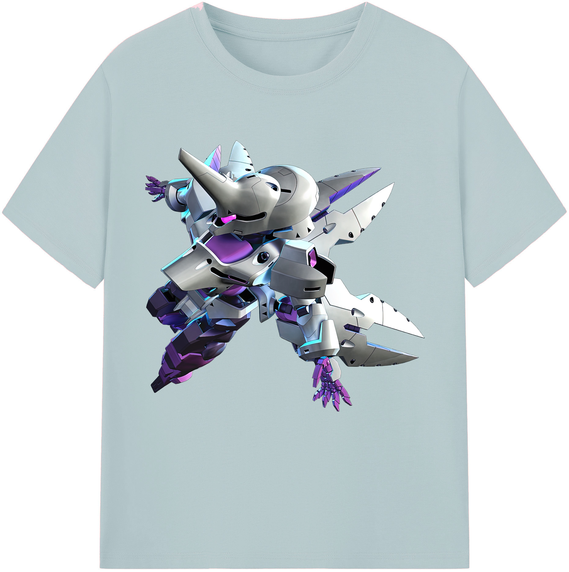 （画像用） 機動戦士ガンダム Mobile Suit Gundam 綿100％半袖Tシャツ（フロントプリント）
